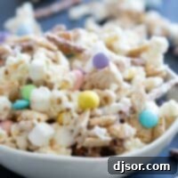 Bunny bait with Easter candy in a bowl.