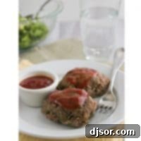 Mini Skillet Meatloaves Recipe Card Image