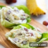 Island Breeze Chicken Lettuce Wraps 2 chicken lettuce wraps with tropical flavors