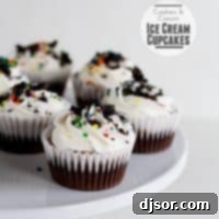 Frozen Cookies and Cream Cupcake Delights 2 Homemade Cookies and Cream Ice Cream Cupcakes recipe