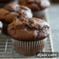 Cake Mix Muffins on a cooling rack.