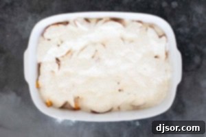 Cake mix sprinkled over peaches for dump cake.