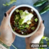Comforting Bowl of Crock Pot Chili
