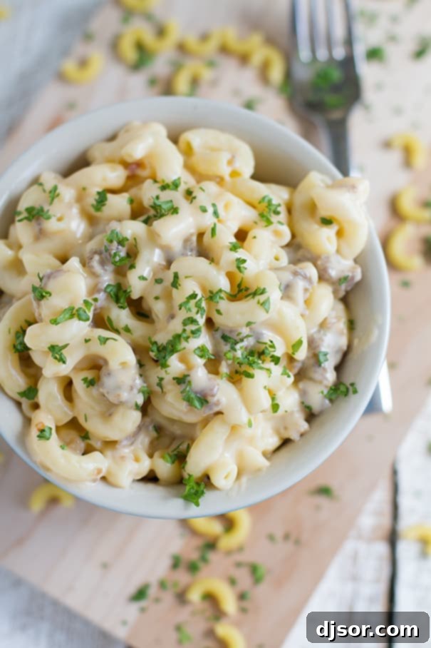 Skillet Sausage Mac and Cheese 3 Stovetop Sausage Mac and Cheese