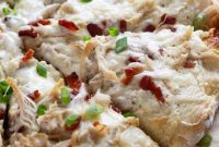 Chicken Alfredo PizzaAlfredo Chicken Pizza Delight